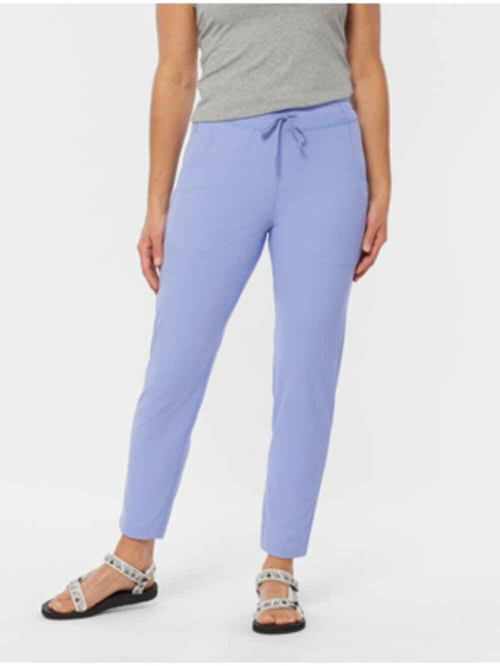 Duluth Trading Co Women's NoGA Air Mid-Rise Tapered Pants Nighttime Peri - Picture 2 of 9